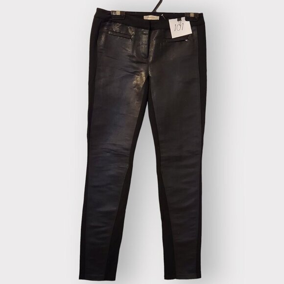 SMART SET WOMENS NYLON SIZE 8 STRAIGHT LEG PANTS - Picture 1 of 5